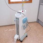 CO2レーザー手術装置を導入しております。